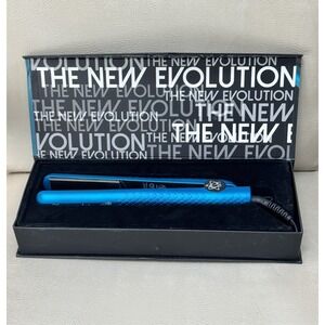 Evalectric Professional Soft Touch 1.25" Ceramic Plates Hair Straightener Blue